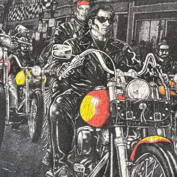 Vintage Bike Week 2003 Daytona Beach Anvil Shirt Mens XL Made in USA - Picture 11 of 11